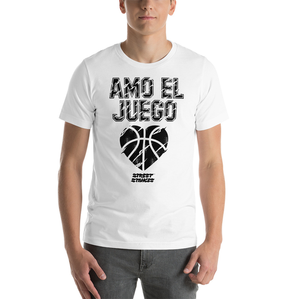 AMO EL JUEGO MEN'S BASKETBALL DRIP GRAPHIC PRINT T-SHIRT