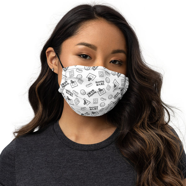 RUNNING GAME BASKETBALL DRIP GRAPHIC PATTERN FACE MASK