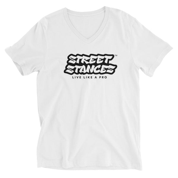 STREET STANCES UNISEX SHORT SLEEVE V NECK T SHIRT