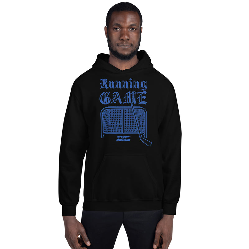 RUNNING GAME MEN'S HOCKEY DRIP GRAPHIC PRINT HOODIE SWEATSHIRT