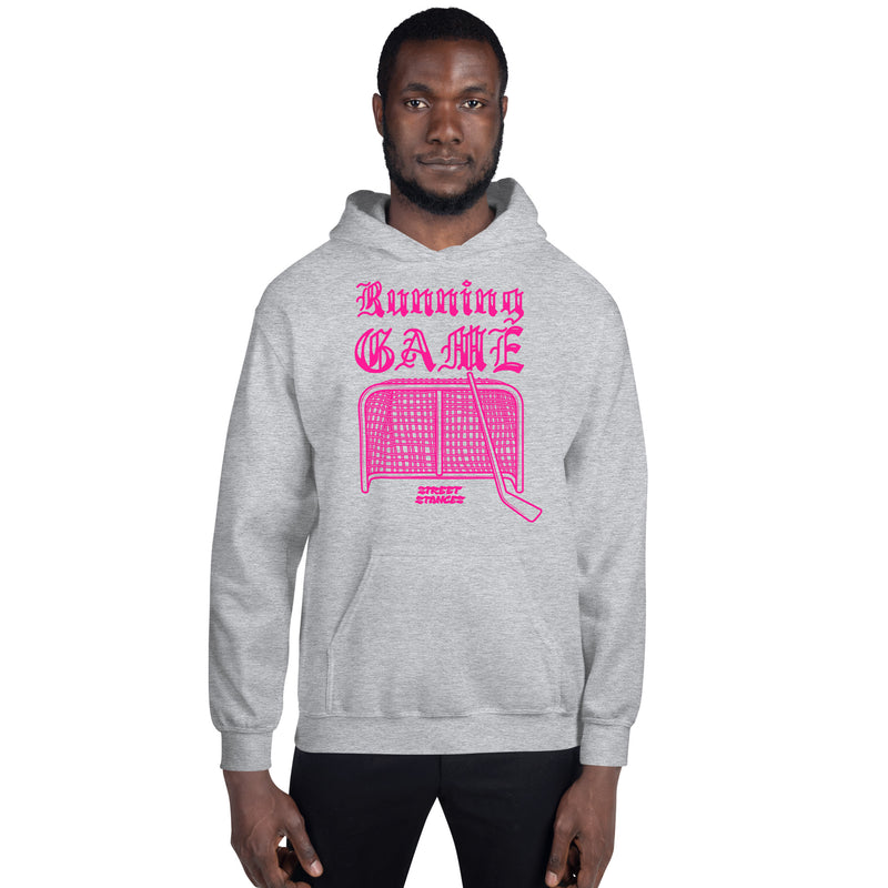 RUNNING GAME MEN'S HOCKEY DRIP GRAPHIC PRINT HOODIE SWEATSHIRT