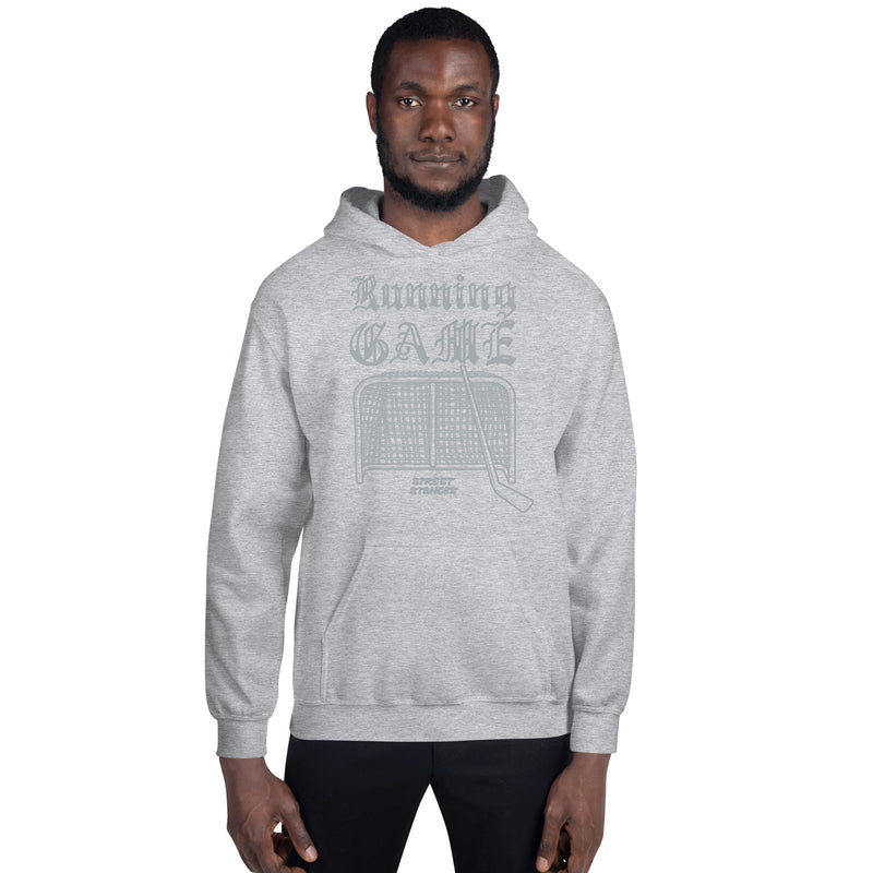 RUNNING GAME MEN'S HOCKEY DRIP GRAPHIC PRINT HOODIE SWEATSHIRT