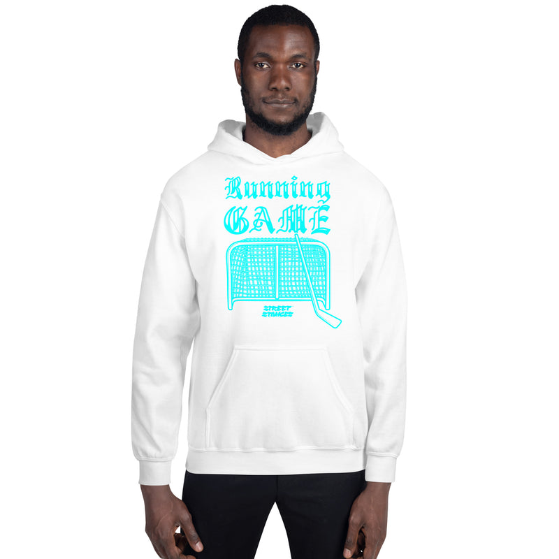 RUNNING GAME MEN'S HOCKEY DRIP GRAPHIC PRINT HOODIE SWEATSHIRT