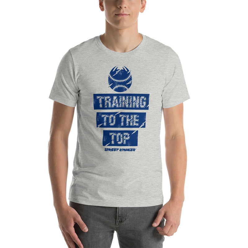 TRAINING TO THE TOP MEN'S BASEBALL DRIP GRAPHIC PRINT T-SHIRT