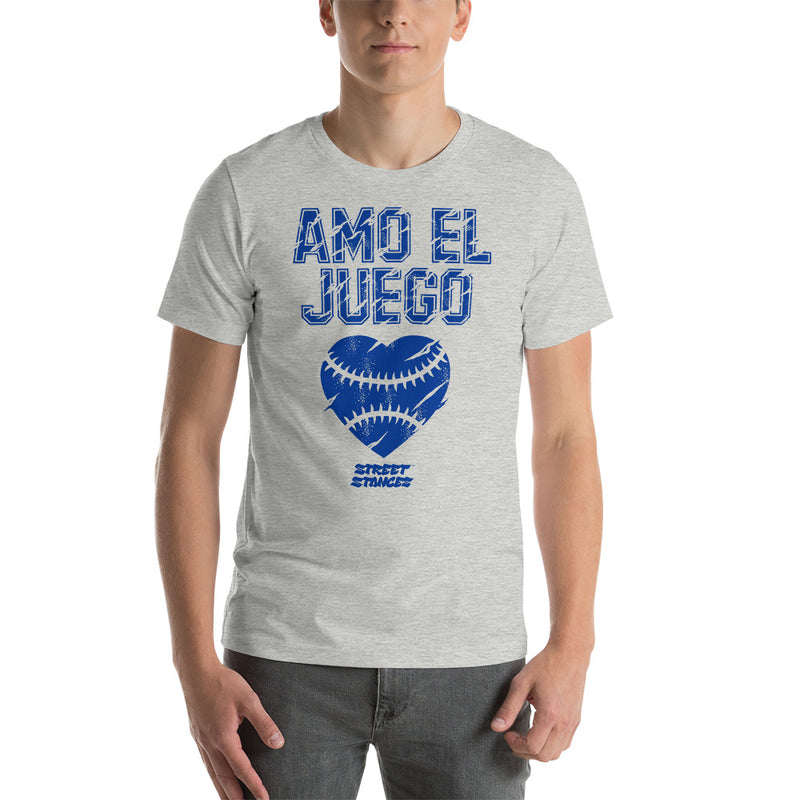 AMO EL JUEGO MEN'S BASEBALL DRIP GRAPHIC PRINT T-SHIRT