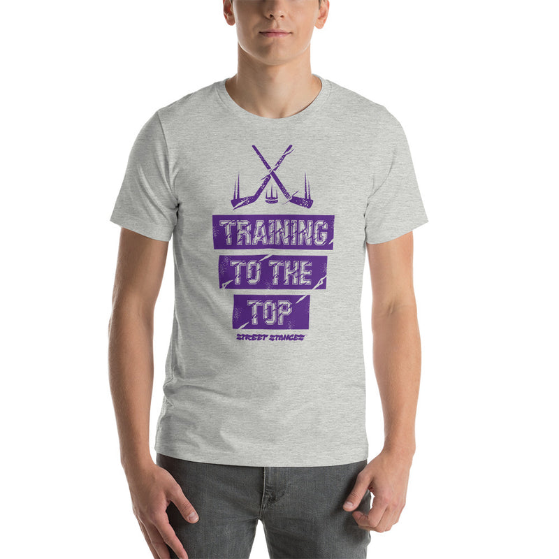 TRAINING TO THE TOP MEN'S HOCKEY DRIP GRAPHIC PRINT T-SHIRT