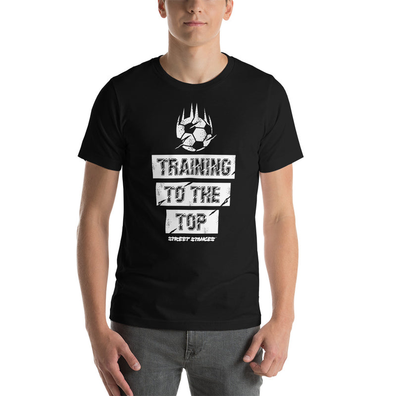 TRAINING TO THE TOP MEN'S SOCCER DRIP GRAPHIC PRINT T-SHIRT