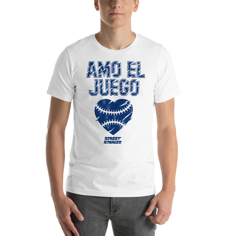 AMO EL JUEGO MEN'S BASEBALL DRIP GRAPHIC PRINT T-SHIRT