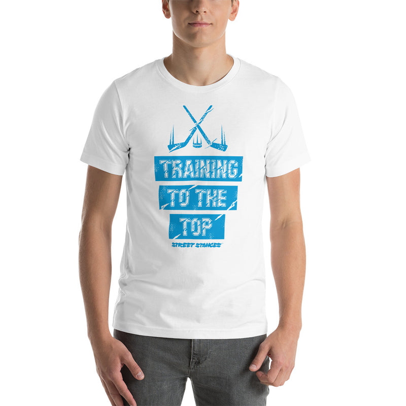 TRAINING TO THE TOP MEN'S HOCKEY DRIP GRAPHIC PRINT T-SHIRT