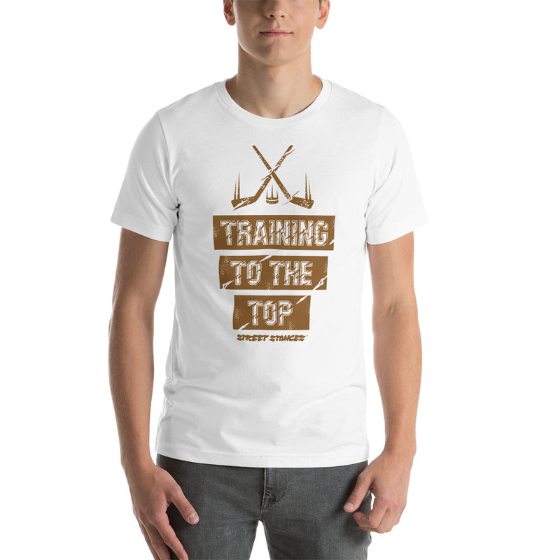 TRAINING TO THE TOP MEN'S HOCKEY DRIP GRAPHIC PRINT T-SHIRT